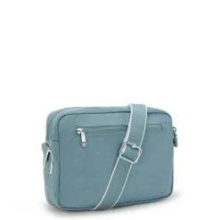 Kipling Shoulder Bags | Crossbodys-ABANU M Versatile Medium Crossbody with Adjustable Shoulder Strap - Relaxed Grey (blue)
