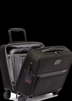 Tumi Softside Luggage | Spinner (4 Wheel)-Alpha 3 Compact 4 Wheeled Brief - Black