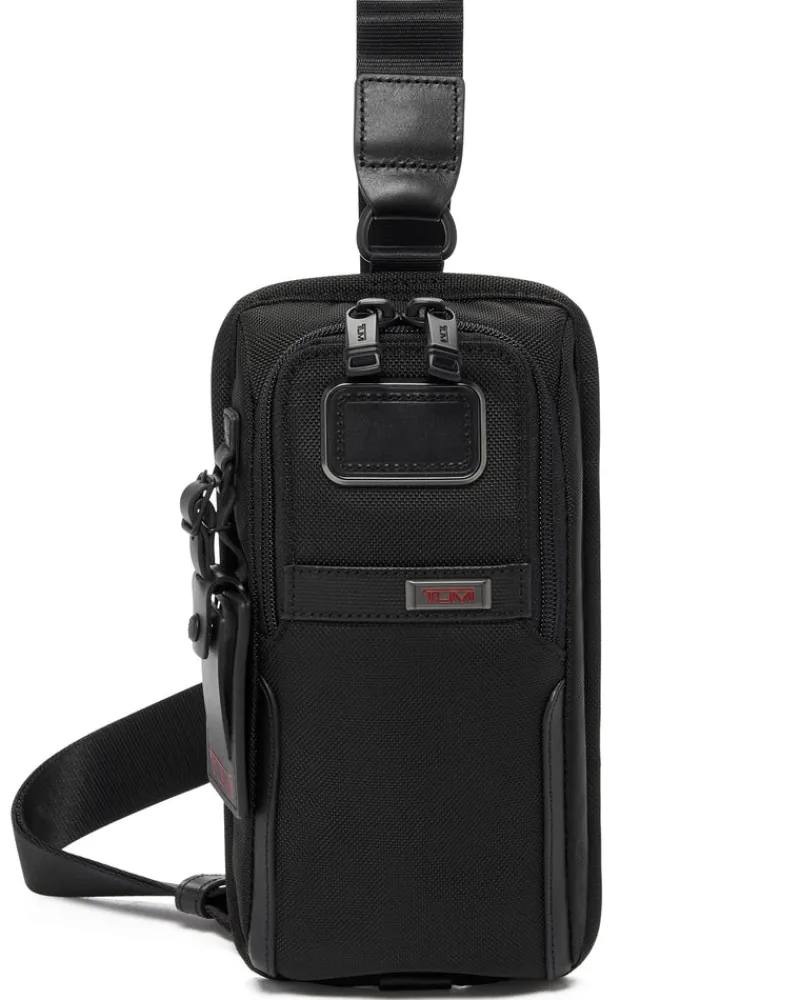 London Luggage Sling Bags-ALPHA 3 Compact Sling - Black