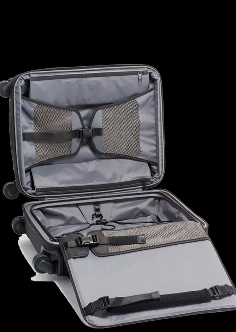 Tumi Spinner (4 Wheel) | Softside Luggage-Alpha 3 Continental Expandable 4 Wheeled Carry-On - Black