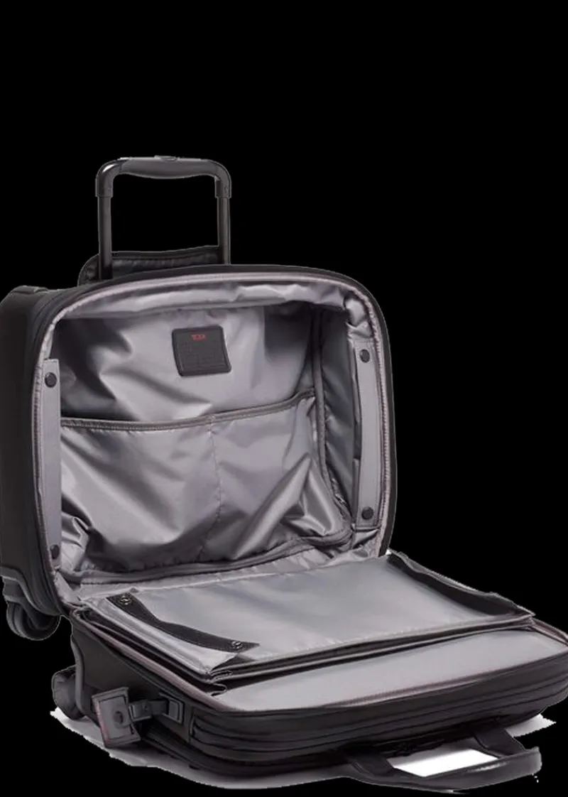 Tumi Cabin Luggage-Alpha 3 Deluxe 4 Wheeled Laptop Case Brief - Black