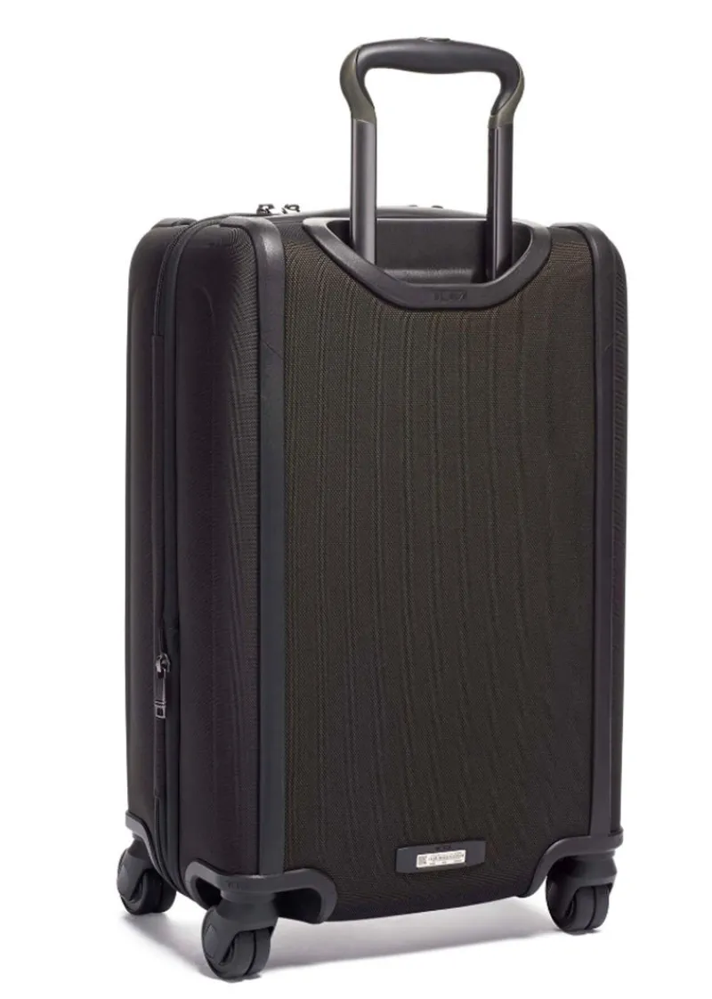 Tumi Spinner (4 Wheel) | Cabin Luggage-Alpha 3 International Dual Access 4 Wheeled Carry-On - Black