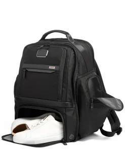 Tumi Backpacks-ALPHA 3 TRAVEL PACKING BACKPACK - BLACK