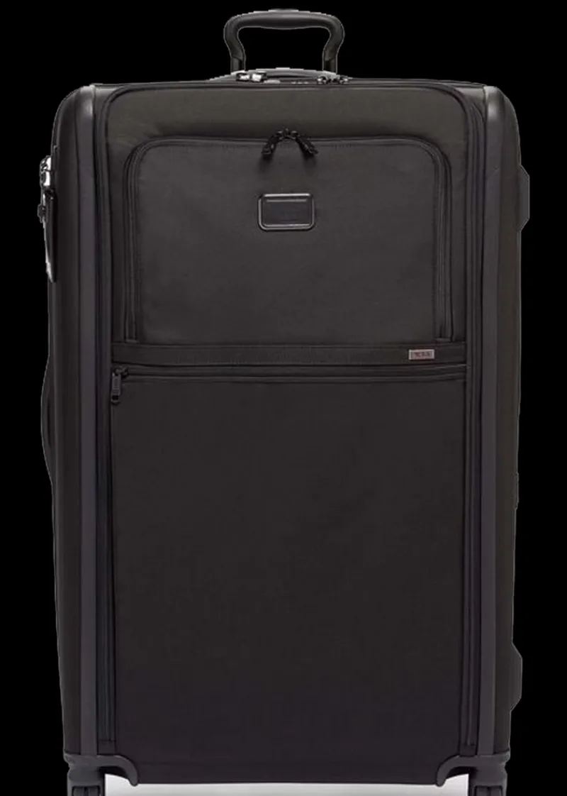 Tumi Spinner (4 Wheel) | Softside Luggage-Alpha 3 Worldwide Trip Expandable 4 Wheeled Packing Case - Black