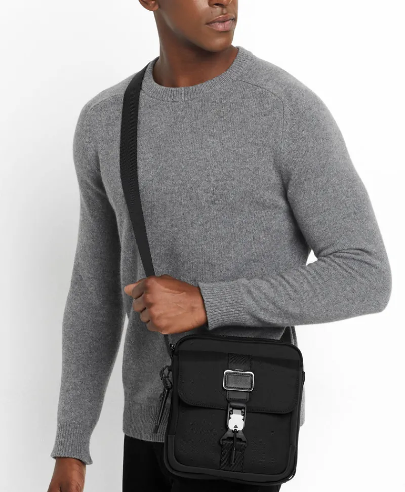 Tumi Crossbodys-ALPHA BRAVO Junior Crossbody - Black