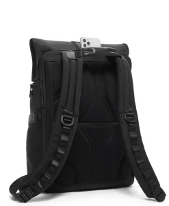 Tumi Backpacks-Alpha Bravo Logistics Flap Lid Backpack - Black