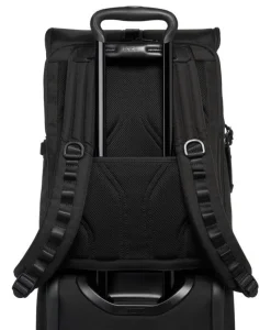 Tumi Backpacks-Alpha Bravo Logistics Flap Lid Backpack - Black