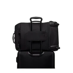 Tumi Upright (2 Wheel)-ALPHA BRAVO Wheeled Duffel Carry-On 55cm - Black