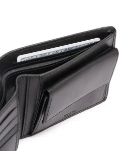 Tumi Wallets-ALPHA GLOBAL WALLET WITH COIN POCKET - BLACK