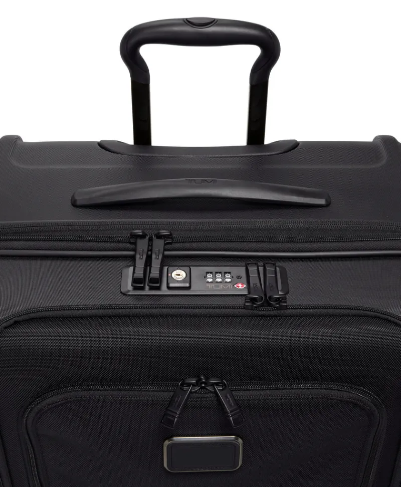 Tumi Spinner (4 Wheel) | Hardside Luggage-ALPHA HYBRID 4 Wheeled Medium Trip Checked Expandable Luggage Large - Black