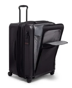 Tumi Spinner (4 Wheel) | Hardside Luggage-ALPHA HYBRID 4 Wheeled Short Trip Expandable Checked Luggage 66 cm - Black