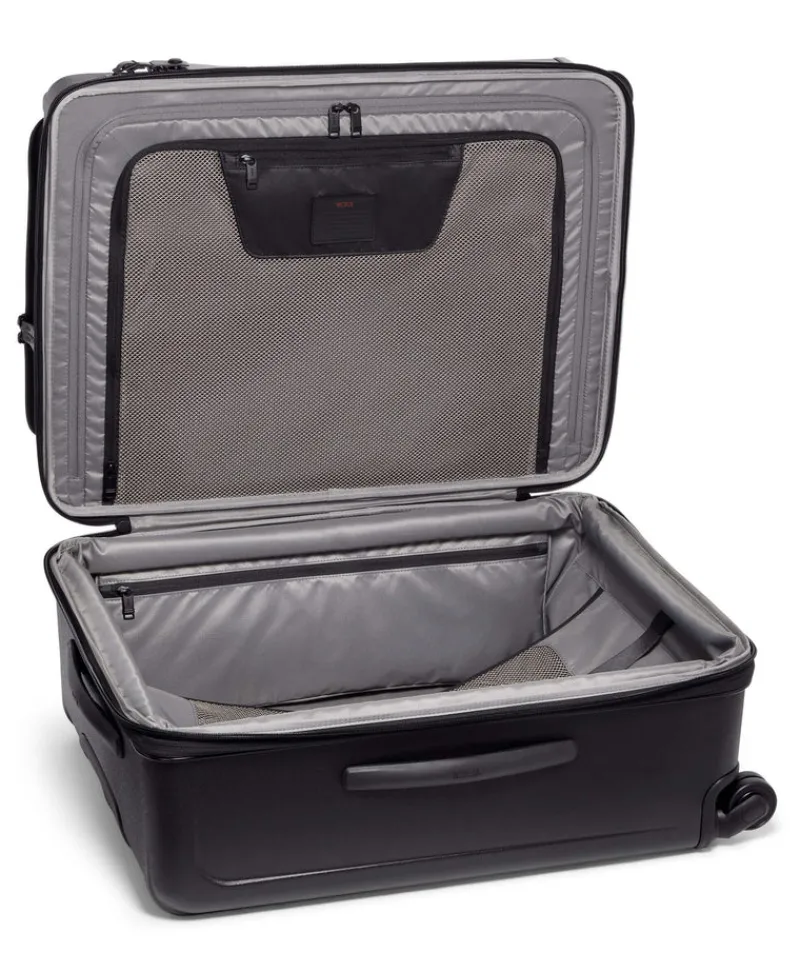 Tumi Spinner (4 Wheel) | Hardside Luggage-ALPHA HYBRID 4 Wheeled Short Trip Expandable Checked Luggage 66 cm - Black