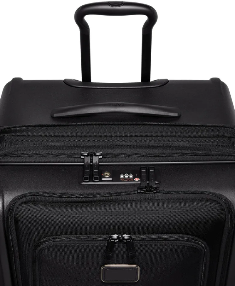 Tumi Spinner (4 Wheel) | Hardside Luggage-ALPHA HYBRID 4 Wheeled Short Trip Expandable Checked Luggage 66 cm - Black