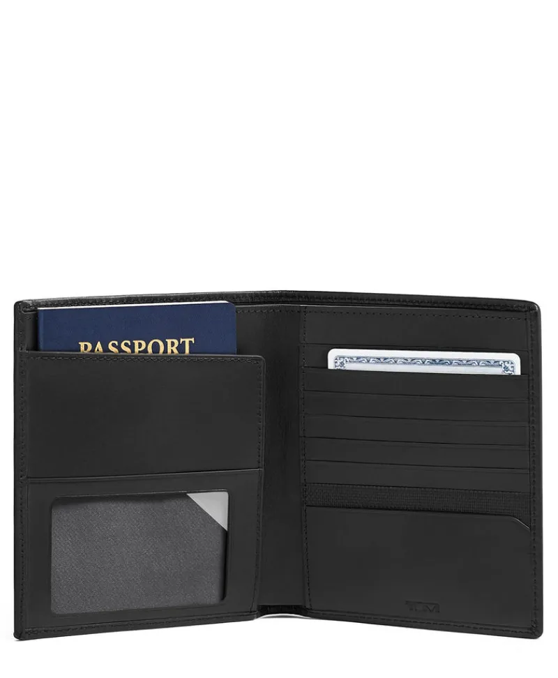 Tumi Passport Holders-ALPHA PASSPORT CASE - BLACK