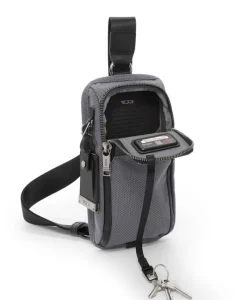 Tumi Sling Bags-Alpha X Compact Sling - Meteor Grey