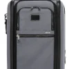 London Luggage Spinner (4 Wheel) | Hardside Luggage-ALPHA X International Dual Access 4 Wheeled Expandable Carry-On 56cm - Meteor Grey