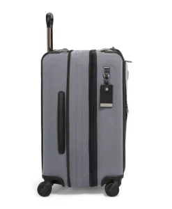 London Luggage Spinner (4 Wheel) | Hardside Luggage-ALPHA X International Dual Access 4 Wheeled Expandable Carry-On 56cm - Meteor Grey