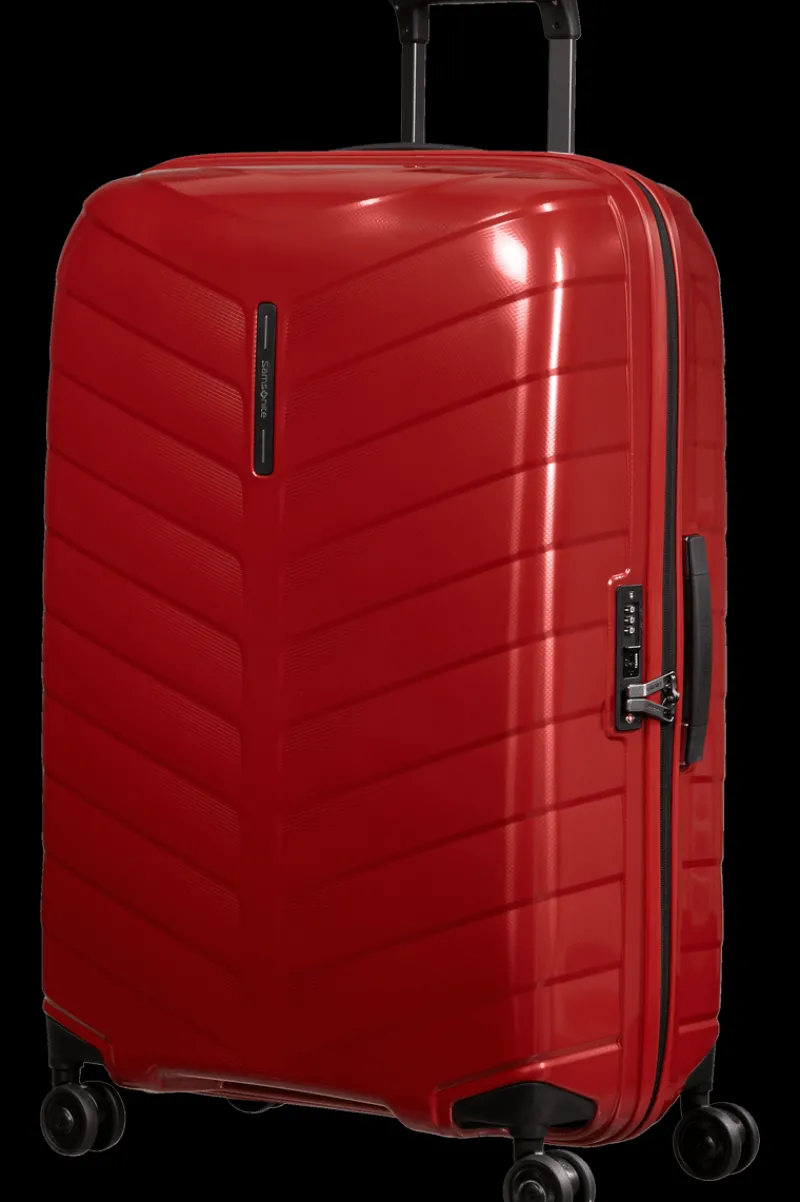 Samsonite Spinner (4 Wheel) | Hardside Luggage-ATTRIX Spinner (4 wheels) 75cm - Red