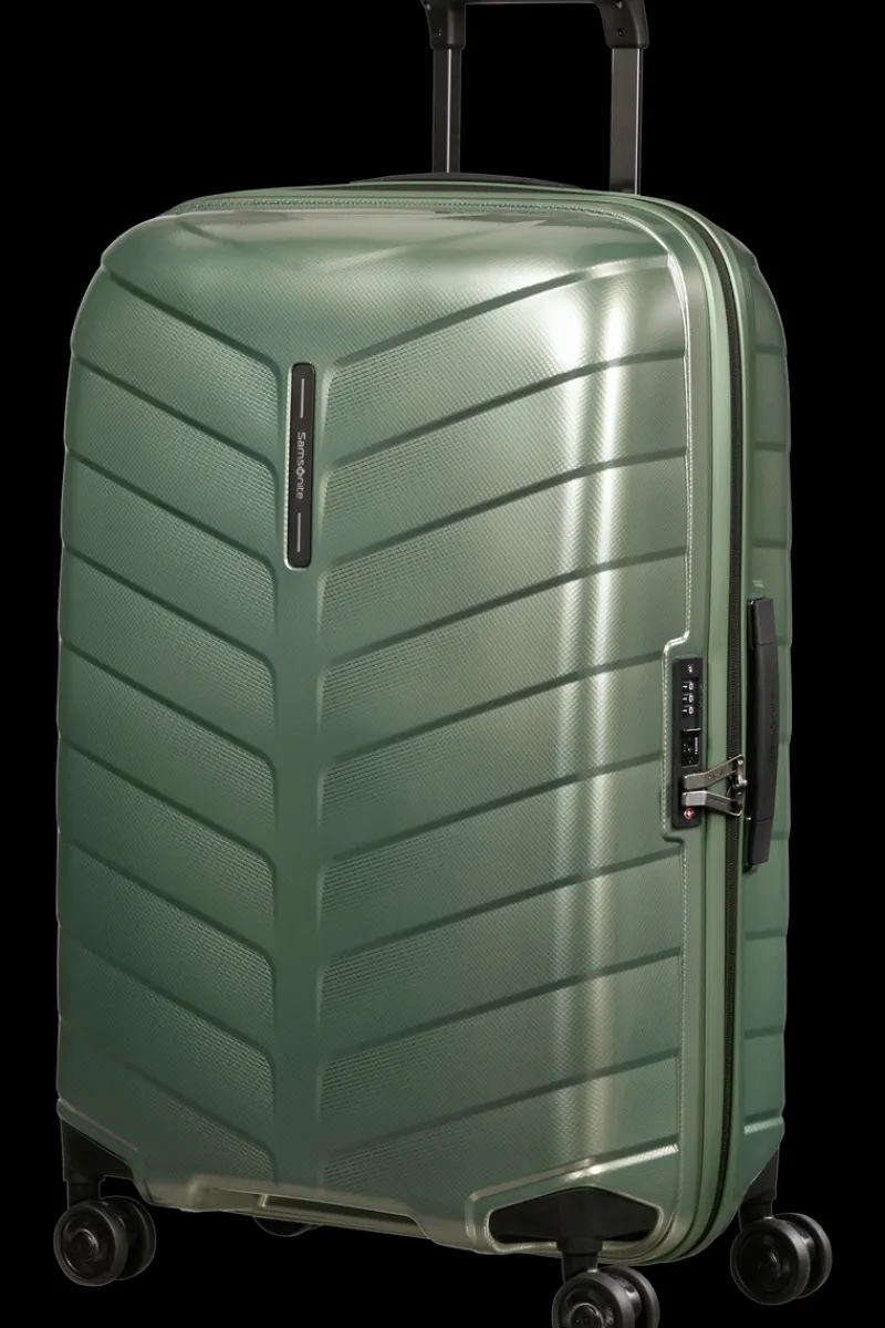 Samsonite Spinner (4 Wheel) | Hardside Luggage-ATTRIX Spinner (4 wheels) 69cm - Basil Green