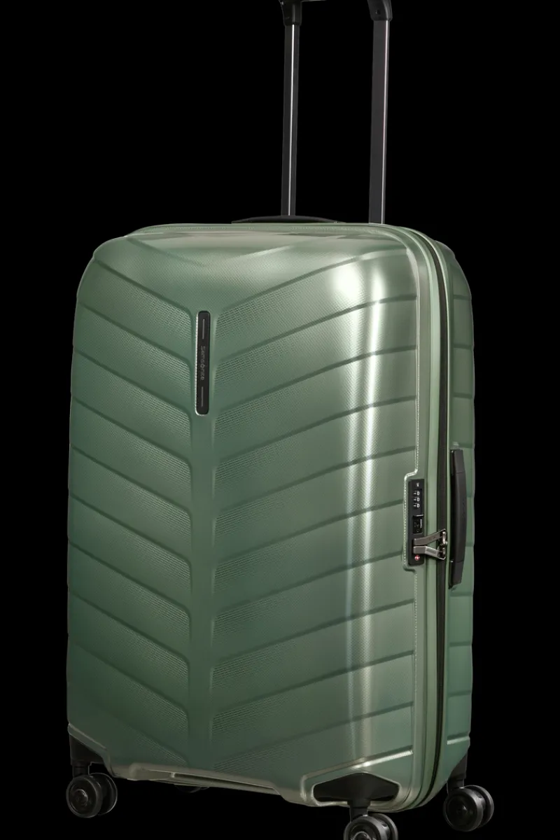 Samsonite Spinner (4 Wheel) | Hardside Luggage-ATTRIX Spinner (4 wheels) 75cm - Basil Green