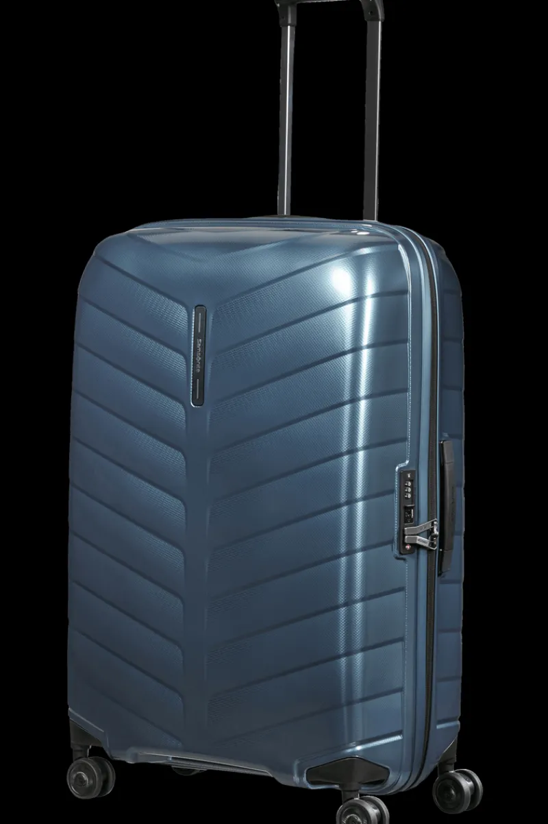 Samsonite Spinner (4 Wheel) | Hardside Luggage-ATTRIX Spinner (4 wheels) 75cm - Steel Blue
