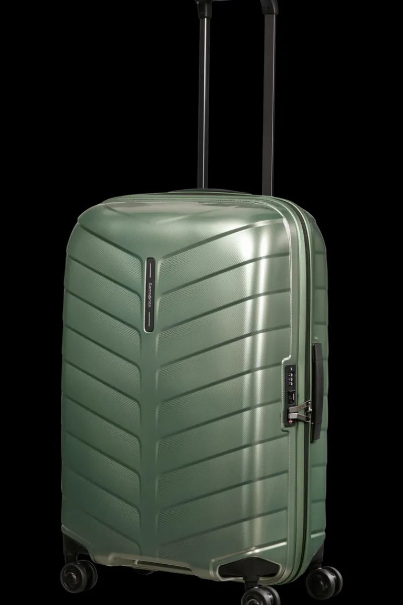 Samsonite Spinner (4 Wheel) | Hardside Luggage-ATTRIX Spinner (4 wheels) 69cm - Basil Green