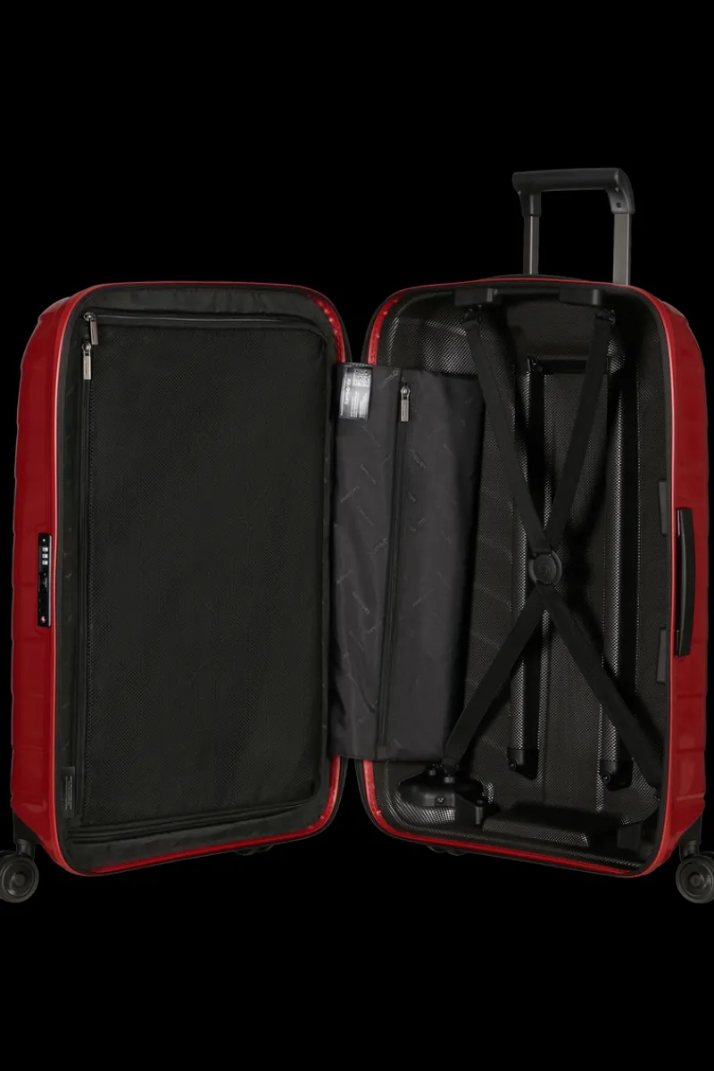 Samsonite Spinner (4 Wheel) | Hardside Luggage-ATTRIX Spinner (4 wheels) 69cm - Red