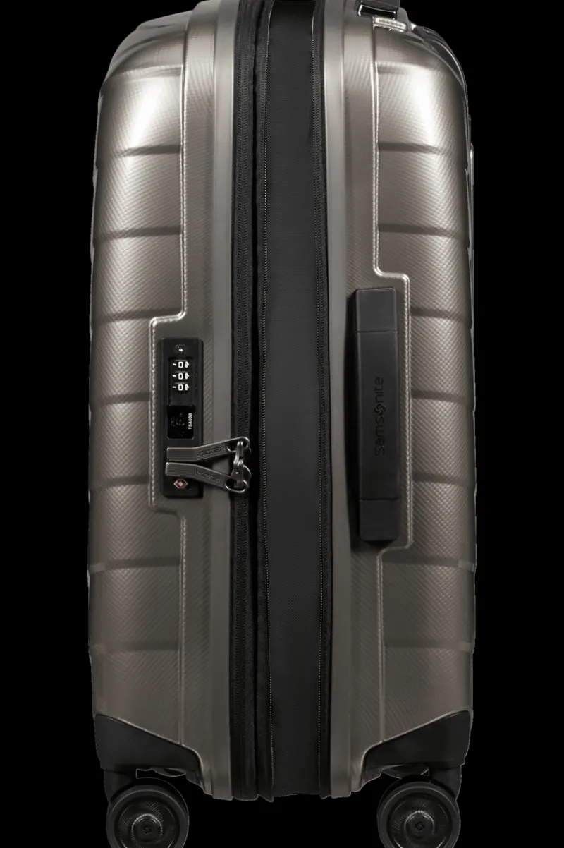Samsonite Spinner (4 Wheel) | Hardside Luggage-ATTRIX Spinner Expandable (4 wheels) 55cm (23/26cm) - Dune
