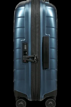 Samsonite Spinner (4 Wheel) | Hardside Luggage-ATTRIX Spinner Expandable (4 wheels) 55cm (20/23cm) - Steel Blue