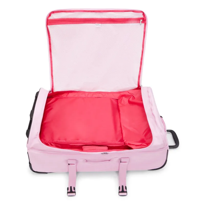 Kipling Softside Luggage-AVIANA Large Wheeled Suitcase - Blooming Pink
