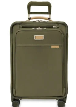 Briggs & Riley Spinner (4 Wheel)-BASELINE Essential Carry-On Spinner - Olive