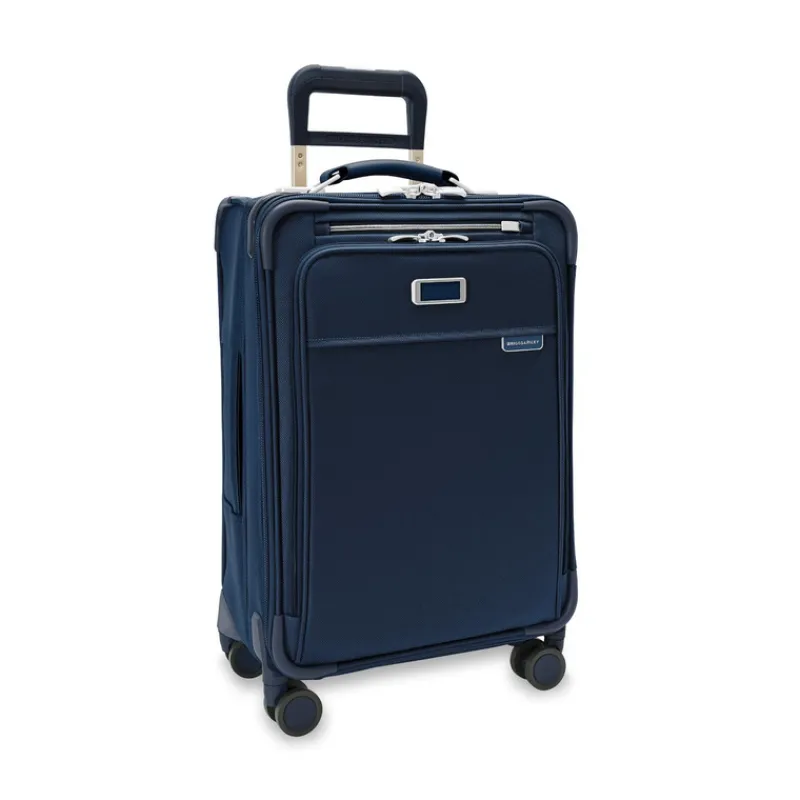 Briggs & Riley Spinner (4 Wheel)-BASELINE Essential Carry-On Spinner - Navy