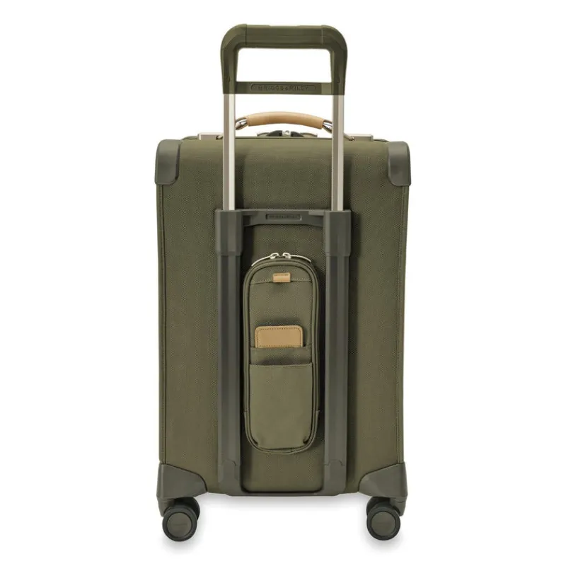 Briggs & Riley Spinner (4 Wheel)-BASELINE Essential Carry-On Spinner - Olive