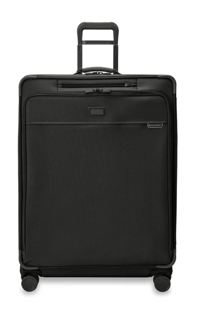Briggs & Riley Spinner (4 Wheel) | Softside Luggage-Baseline Extra Large Expandable Spinner - Black