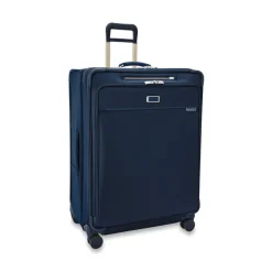 Briggs & Riley Spinner (4 Wheel) | Softside Luggage-Baseline Extra Large Expandable Spinner - Navy