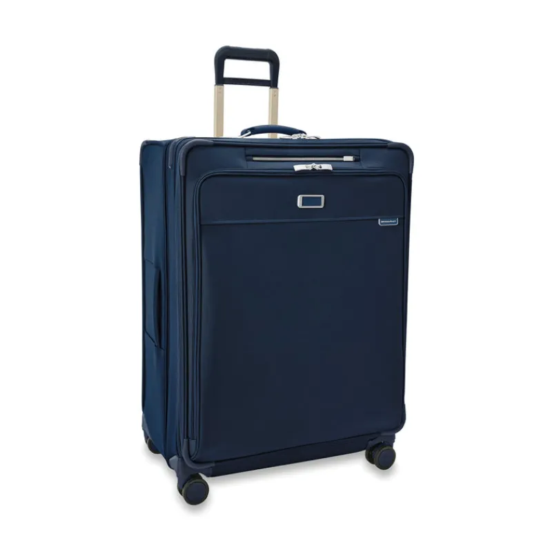 Briggs & Riley Spinner (4 Wheel) | Softside Luggage-Baseline Extra Large Expandable Spinner - Navy