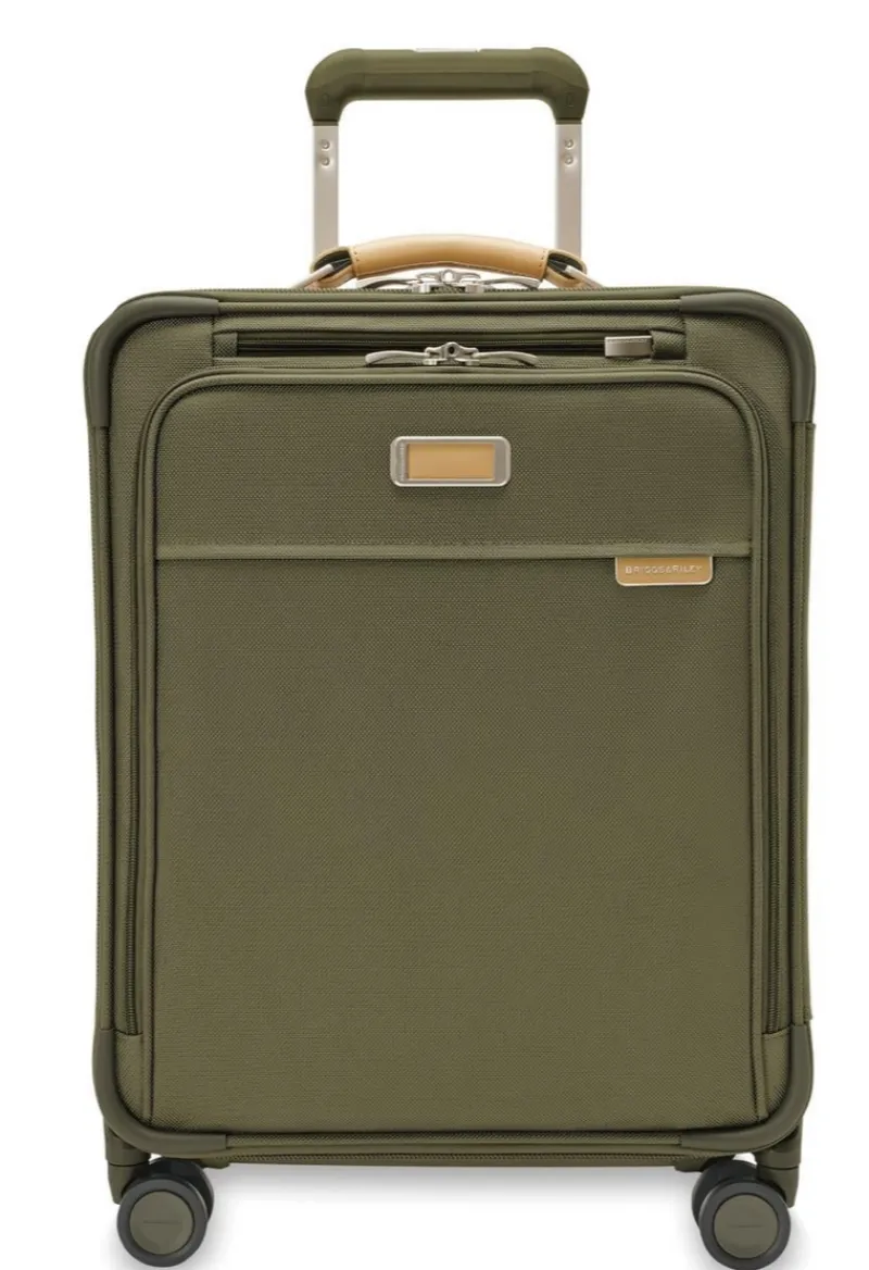 Briggs & Riley Spinner (4 Wheel)-BASELINE Global Carry-On Spinner - Olive