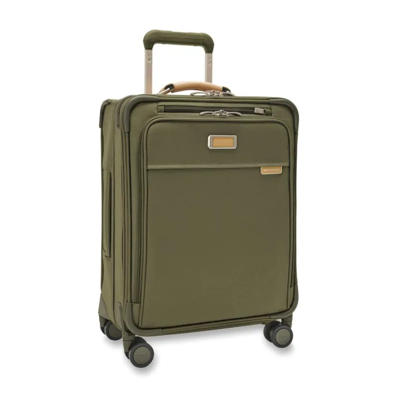 Briggs & Riley Spinner (4 Wheel)-BASELINE Global Carry-On Spinner - Olive