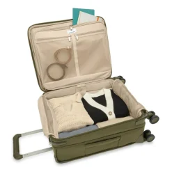 Briggs & Riley Spinner (4 Wheel)-BASELINE Global Carry-On Spinner - Olive