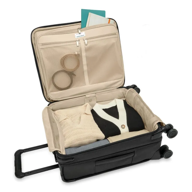 Briggs & Riley Spinner (4 Wheel)-BASELINE Global Carry-On Spinner - Black