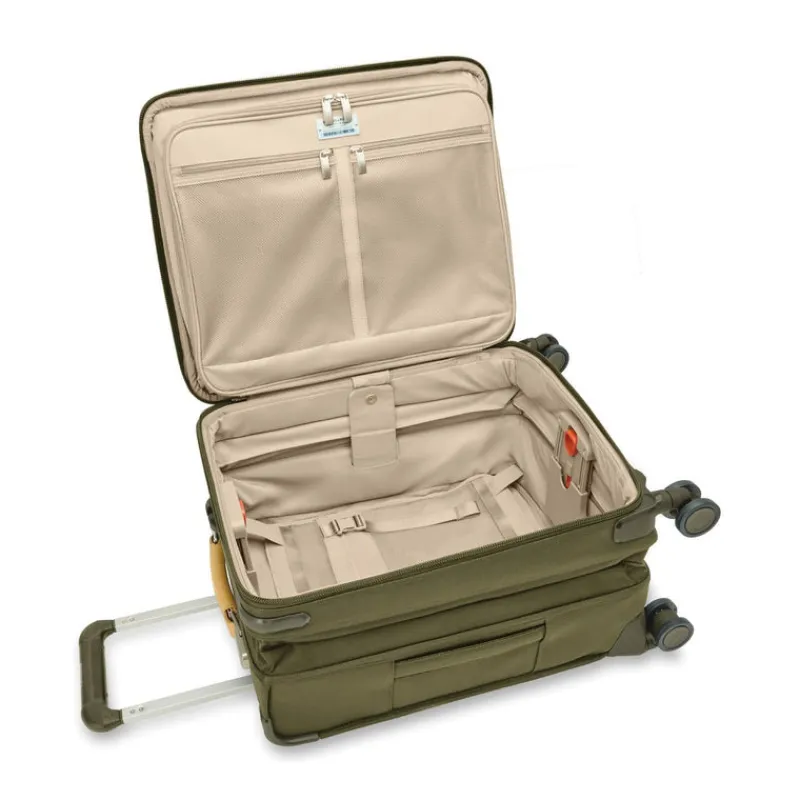 Briggs & Riley Spinner (4 Wheel)-BASELINE Global Carry-On Spinner - Olive