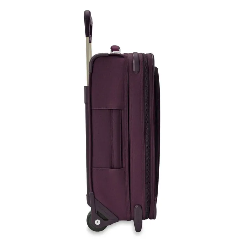Briggs & Riley Upright (2 Wheel) | Cabin Luggage-BASELINE Limited Edition Essential 2-Wheel Expandable Carry-On - Plum