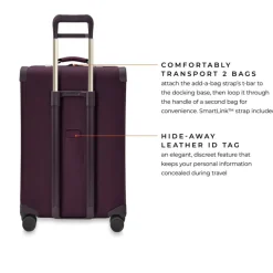 Briggs & Riley Spinner (4 Wheel) | Softside Luggage-BASELINE Limited Edition Medium Expandable Spinner - Plum