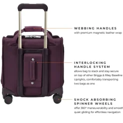 Briggs & Riley Spinner (4 Wheel) | Cabin Luggage-BASELINE Limited Edition Cabin Spinner - Plum