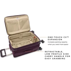 Briggs & Riley Spinner (4 Wheel) | Cabin Luggage-BASELINE Limited Edition Essential Carry-On Spinner - Plum