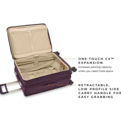 Briggs & Riley Spinner (4 Wheel) | Softside Luggage-BASELINE Limited Edition Medium Expandable Spinner - Plum