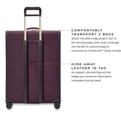 Briggs & Riley Spinner (4 Wheel) | Softside Luggage-BASELINE Limited Edition Extra Large Expandable Spinner - Plum