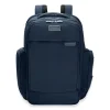 Briggs & Riley Backpacks-BASELINE Traveller Backpack - Navy