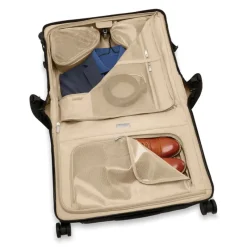 Briggs & Riley Garment Bags | Spinner (4 Wheel)-BASELINE Wide Carry-On Wheeled Garment Spinner - Black