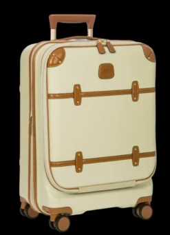 Brics Spinner (4 Wheel) | Hardside Luggage-Bellagio 3 Business Cabin Trolley - Cream